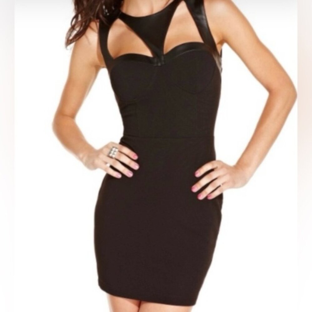 Material Girl Black Cutout Dress